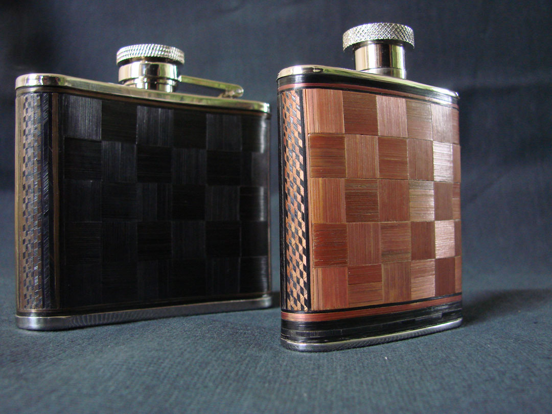 Flasque whisky - Haute qualité, cuir et acier inoxydable